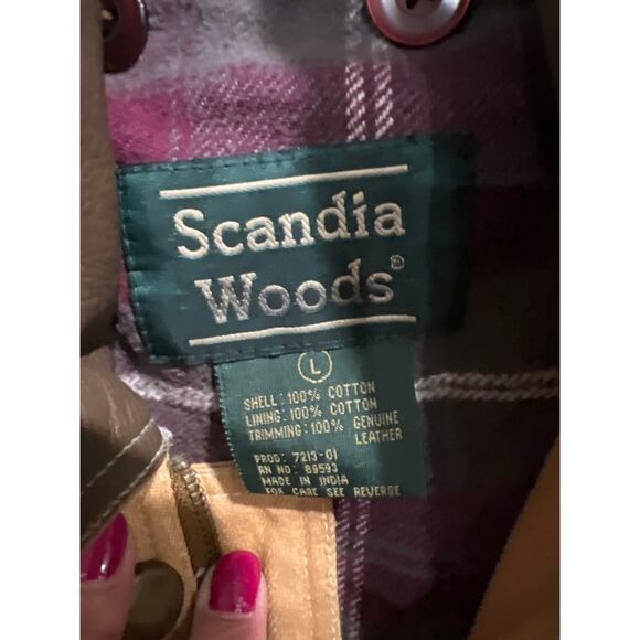 Vintage Scandia Woods size large chore jacket barn coat removable lining - Picture 3 of 7